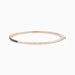Bracelets|BH Multi 14K Rose Gold Espresso Diamond Bangle
