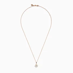 Necklaces & Pendants|Effy Jewelry 14K Rose Gold Fresh Water Pearl and Diamond Pendant