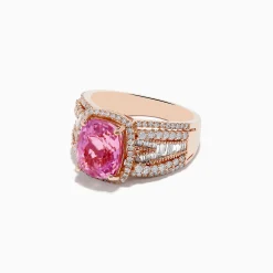 Rings|Effy Jewelry 14K Rose Gold Kunzite and Diamond Ring