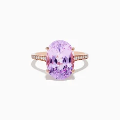 Rings|Effy Jewelry 14K Rose Gold Kunzite and Diamond Ring