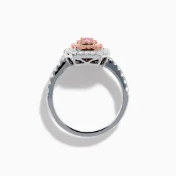 Rings|Effy Jewelry 18K Two Tone Gold White and Pink Diamond Ring