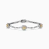 Bracelets|Effy Jewelry 18K Two Tone Gold Yellow and White Diamond Bracelet