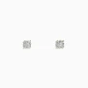 Earrings|Effy Jewelry 14K Two Tone White u0026 Yellow Gold Diamond Solitaire Stud Earrings 0.20 TCW
