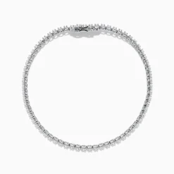 Bracelets|Effy Jewelry 14K White Gold 1.0 Ct. Diamond Tennis Bracelet