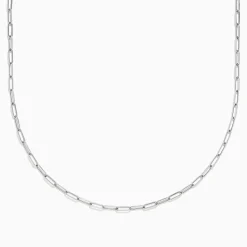 Necklaces & Pendants|Effy Jewelry 14K White Gold 18" 2.5mm Paperclip Necklace