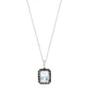 Necklaces & Pendants|Effy Jewelry 14K White Gold Aquamarine and Diamond Pendant, 2.52 TCW