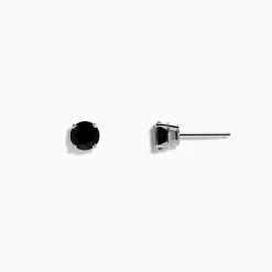 Earrings|Effy Jewelry 14K White Gold Blue Sapphire Stud Earrings, 1.14 TCW