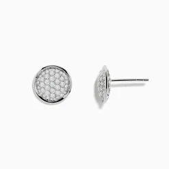 Earrings|Effy Jewelry 14K White Gold Diamond Earrings