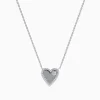 Necklaces & Pendants|Effy Jewelry 14K White Gold Diamond Heart Necklace