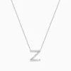 Necklaces & Pendants|Effy Jewelry 14K White Gold Diamond Initial "Z" Pendant