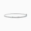 Bracelets|Effy Jewelry 14K White Gold Diamond Spike Bangle