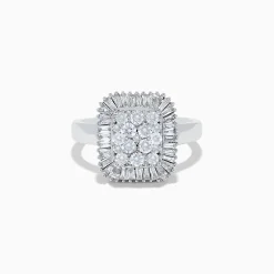 Rings|Effy Jewelry 14K White Gold Diamond Statement Ring