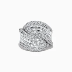 Rings|Effy Jewelry 14K White Gold Diamond Statement Ring