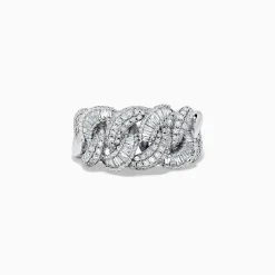 Rings|BH Multi 14K White Gold Interlocking Diamond Ring