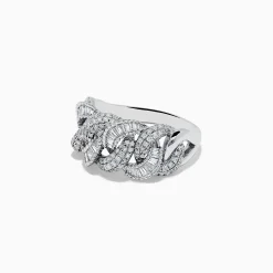 Rings|BH Multi 14K White Gold Interlocking Diamond Ring