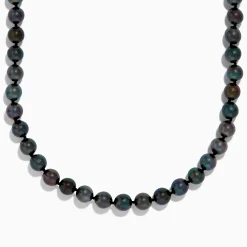 Necklaces & Pendants|Effy Jewelry 14K White Gold Tahitian Pearl Necklace