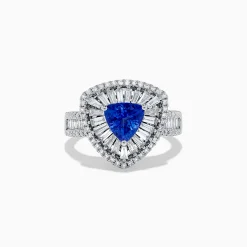 Rings|BH Multi 14K White Gold Tanzanite and Diamond Ring