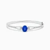 Bracelets|Effy Jewelry 14K White Gold Tanzanite and Diamond Bangle