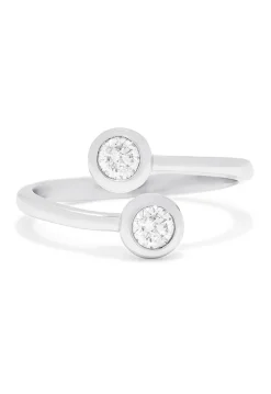 Rings|Effy Jewelry 14K White Gold Two-of-Us Diamond Ring, 0.39 TCW