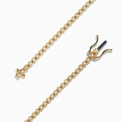Bracelets|Effy Jewelry 14K Yellow Gold 0.25 Ct. Diamond Tennis Bracelet