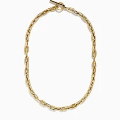 Necklaces & Pendants|Effy Jewelry 14K Yellow Gold 18" Hollow Oval Link Chain