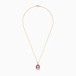 Necklaces & Pendants|Effy Jewelry 14K Yellow Gold Agate Cameo Pendant