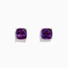 Earrings|Effy Jewelry 14K Yellow Gold Amethyst Stud Earrings, 4.25 TCW
