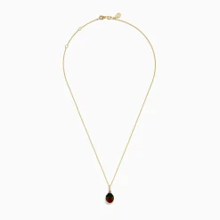 Necklaces & Pendants|Effy Jewelry 14K Yellow Gold Ammolite and Diamond Pendant