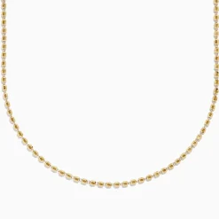 Necklaces & Pendants|BH Multi 14K Yellow Gold Bead Necklace