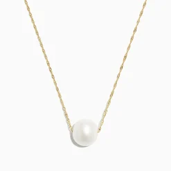 Necklaces & Pendants|Effy Jewelry 14K Yellow Gold Cultured Fresh Water Pearl Necklace