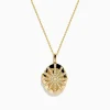 Necklaces & Pendants|Effy Jewelry 14K Yellow Gold Diamond Locket Pendant