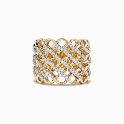Rings|BH Multi 14K Yellow Gold Diamond Ring, 0.39 TCW