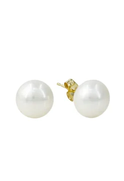 Earrings|Effy Jewelry 14K Yellow Gold Fresh Water Cultured Pearl Stud Earrings