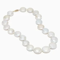 Necklaces & Pendants|Effy Jewelry 14K Yellow Gold Freshwater Coin Shape Pearl Necklace