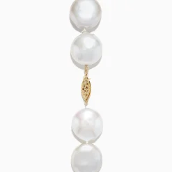 Necklaces & Pendants|Effy Jewelry 14K Yellow Gold Freshwater Coin Shape Pearl Necklace