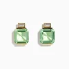 Earrings|Effy Jewelry 14K Yellow Gold Green Amethyst and White Topaz Earrings