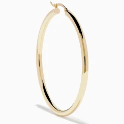 Earrings|Effy Jewelry 14K Yellow Gold Large Tube Hoop Earrings