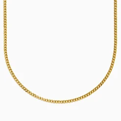 Mens|Accessories|Effy Jewelry 14K Yellow Gold 2.7mm Solid Oval Curb 24" Chain