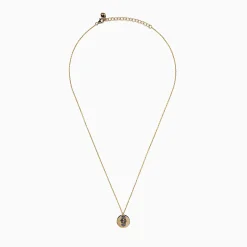 Necklaces & Pendants|BH Multi 14K Yellow Gold Multi Sapphire and Diamond Hamsa Necklace, 0.33 TCW