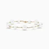 Bracelets|BH Multi 14K Yellow Gold Pearl Station Bracelet