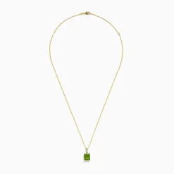 Necklaces & Pendants|BH Multi 14K Yellow Gold Peridot and Diamond Pendant