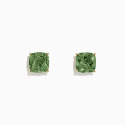 Earrings|BH Multi 14K Yellow Gold Peridot Stud Earrings, 4.50 TCW