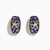 Earrings|Effy Jewelry 14K Yellow Gold Tanzanite u0026 Diamond Starfish Earrings