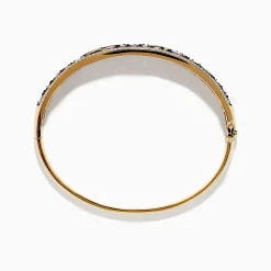 Bracelets|Effy Jewelry 14K Yellow Gold Tanzanite u0026 Diamond Starfish Bangle