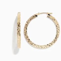 Earrings|Richline Group 14K Yellow Gold Tube Hoop Earrings