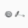 Mens|Effy Jewelry Men's 925 Sterling Silver Compass Cufflinks