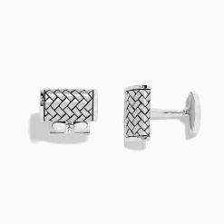 Mens|Effy Jewelry Men's 925 Sterling Silver Cufflinks