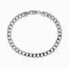 Mens|BH Multi Men's 925 Sterling Silver Curb Chain Bracelet