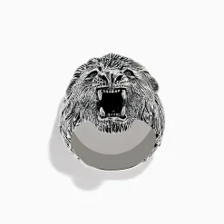 Mens|Effy Jewelry Men's 925 Sterling Silver Lion Ring