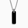 Mens|Effy Jewelry Men's 925 Sterling Silver Onyx Pendant